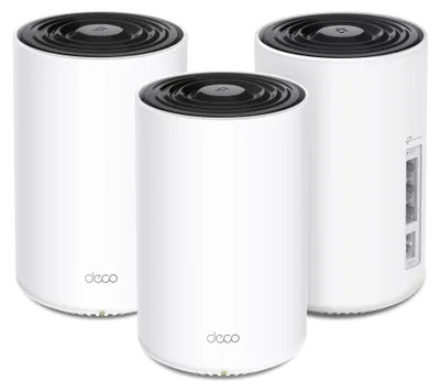 Obrázok produktu pre TP-Link Deco PX10, Biela, Externé, Dvojpásmový (2,4 ghz/5 ghz), Wi-Fi 6 (802.11ax), 1501 Mbit/s, 802.11a, 802.11b, 802.11g, Wi-Fi 4 (802.11n), Wi-Fi 5 (802.11ac), Wi-Fi 6 (802.11ax)