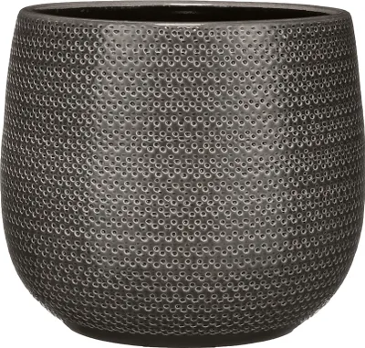 Produktbild von Mica Decorations Gabriel Blumentopf - H20 x Ø25 cm - Keramik - Grau