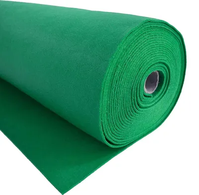 1m Bastelfilz waschbar Meterware Filz 90cm x 1,5mm seegrün