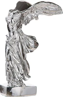 Produktbild von GILDE Skulptur Engel David silberfarben H. 33 cm, 61418