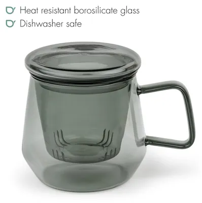 Produktbild von Bredemeijer Group Tea for one Livorno 350ml Glas schwarz 165041