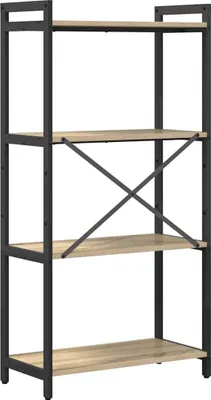 Produktbild von vidaXL Bücherregal Sonoma-Eiche 60 x 30 x 120 cm Holzwerkstoff