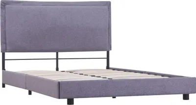 Obrázek produktu pro vidaXL Postel Light Grey Fabric 140x200 cm