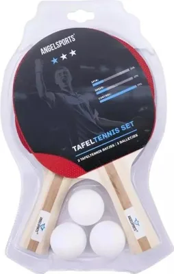Zdjęcie produktu dla Zestaw do Ping Ponga 2 rakietki 3 piłeczki