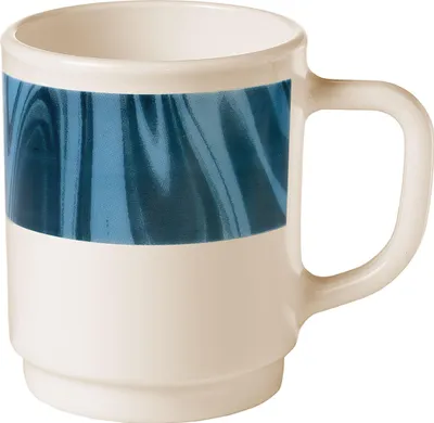 Produktbild von BORMIOLI ROCCO Careware Becher mit Henkel, blau, Inhalt: 0,25 Liter