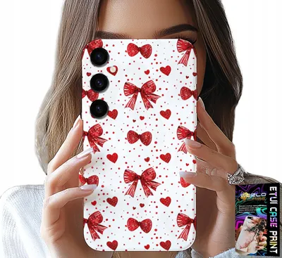 Zdjęcie produktu dla Etui Do Samsung Galaxy A05S - Czerwone Wstążki Wstążka Modne Wzory