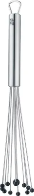 Produktbild von WMF Profi Plus Rührblitz 27 cm, Schneebesen Silikon -Kugeln, Cromargan Edelstahl teilmattiert, hitzebeständiges Silikon, Rührbesen, Quirl