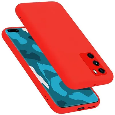 Immagine prodotto di Cadorabo copertura protettiva per Huawei P40 caso in rosso telefono cellulare Case Cover TPU Etui