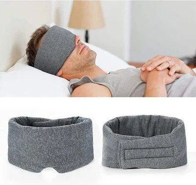 Productafbeelding van Famanu slaapmasker, 100% lichtdicht - Ultrazacht materiaal - Geschikt voor slapen, meditatie en reizen