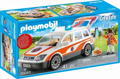 Produktbild von PLAYMOBIL Notarzt-PKW mit Licht und Sound, 70050