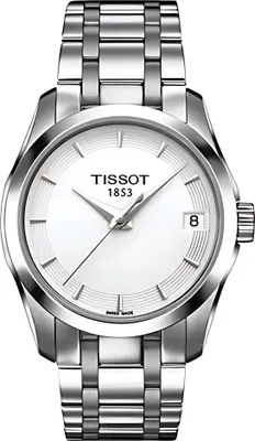Zdjęcie produktu dla Zegarek damski Tissot Couturier, srebrny, stal nierdzewna