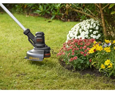 Obrázek produktu pro Black & Decker BESTE625-QS, Strunový vyžínač, 25 cm, Rukojeť ve tvaru U, Černá, Oranžová, 2 cm, AC
