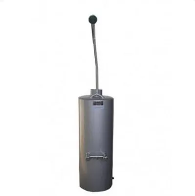 Obrázok produktu pre Domáce zariadenie Commerce 80L, kombinovaný zásobník na tuhé palivo a elektrickú vodu - sivá farba, tlakový zásobník s bezpečnostným ventilom