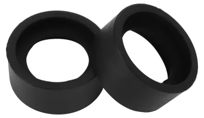 Obrázek produktu pro 2 ks pryžový kryt okuláru o průměru 36 mm ochrana příslušenství pro stereomikroskop (šikmý úhel) černý (KP-H2 plochý úhel)