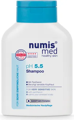 Produktbild von numis med Haar Shampoo ph 5.5 - Hautberuhigendes Haarshampoo für sehr empfindliche & sensible Haut 1x 200 ml