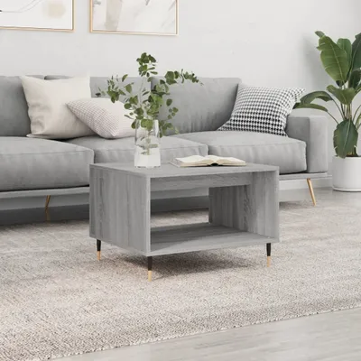 Produktbild von The Living Store Couchtisch Grau Sonoma 60x50x40 cm Holzwerkstoff
