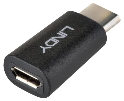 Produktbild von LINDY Adapter USB 2.0 Typ C auf  Micro-B