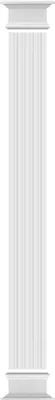 Produktbild von Pilaster Komplettset 4 | Fassade | harte Acryl Außenschicht | Außendekor | Stuck | weiß | EPS | PC101 small