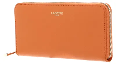 Produktbild von LACOSTE Leder Geldbörse Champs-Élysées Zip Wallet Blossom apricot