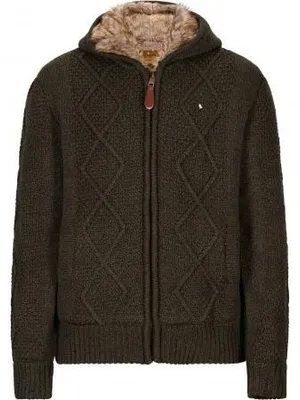 Produktbild von Wolljacke Hordaland Herren (Oliv) Größe M