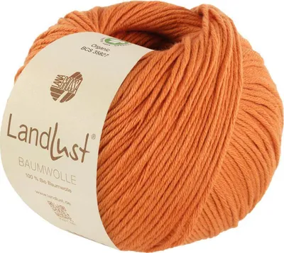 Produktbild von Lana Grossa Landlust Baumwolle GOTS, Farbe:026 - Zimtorange