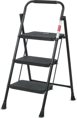 Immagine prodotto di LAMART EUROSTEP Scala pieghevole in acciaio, 3 gradini LT8097
