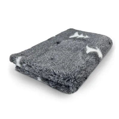 Produktbild von Veterinary Hundebett, Hundedecke Starry Pine grau 150 x 100 cm
