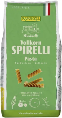 Produktbild von Rapunzel Bio Spirelli Vollkorn 12x500 g