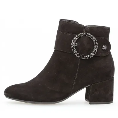 Produktbild von Gabor Damen  Stiefeletten ungefüttert schwarz Gr. 51/2