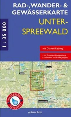 Produktbild von Unterspreewald 1 : 35 000. Rad-, Wander- und Gewässerkarte