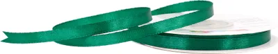 Produktbild von Satinband 6mm x 25m Rolle Dunkelgrün