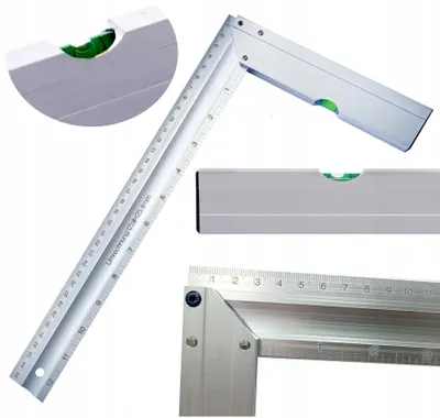 Produktbild von Tagred Aluminium-Winkel mit Libelle 350mm Messwerkzeug