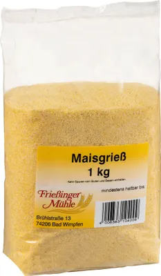 Produktbild von Frießinger Mühle polenta kukuřičná krupice přípravek na polentu 1000g