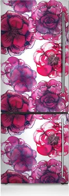Produktbild von Magnetfolie Magnete Küche Kühlschrank Dekoration 60x205 cm - rote Rosen