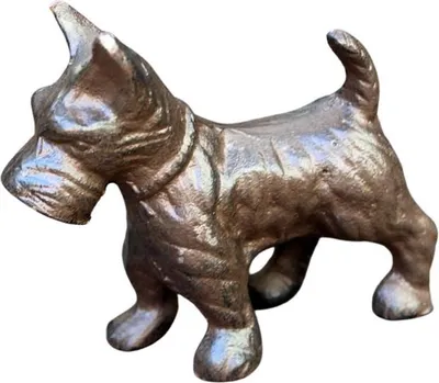 Produktbild von Dekofigur Hund Schnauzer Gusseisen