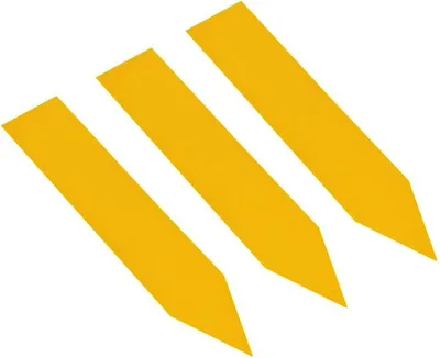Obrázek produktu pro CombiCraft PVC zásuvné štítky 60 x 13 mm žluté - 100 kusů