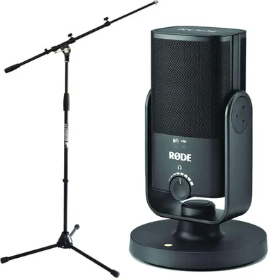 Produktbild von Rode NT-USB MINI mit Mikrofonständer