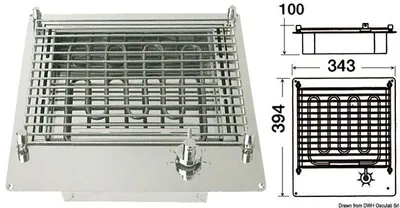 Obrázek produktu pro Elektrický plochý gril, kompaktní, 1 ks