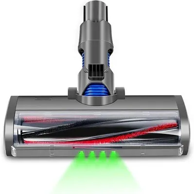 Zdjęcie produktu dla Zmotoryzowana szczotka walcowa do twardych podłóg z zielonym światłem, wersja mieszana, do modeli Dyson V6: DC58, DC59, DC61, DC62