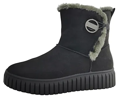 Produktbild von s.Oliver Damen Winterstiefeletten/ Stiefeletten Schwarz Textil Größe: 38