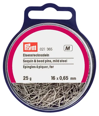 Spelden 0,65 x 16 mm, silberfarben, 25 Stück