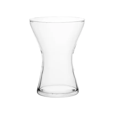 Produktbild von Gläserne Blumenvase / Glasvase / Vase für Blumen 19 cm