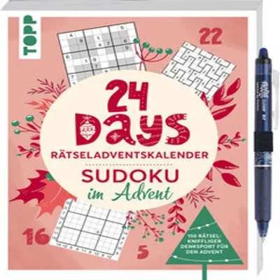Obrázek produktu pro 24 DAYS RÄTSELADVENTSKALENDER - Sudoku im Advent