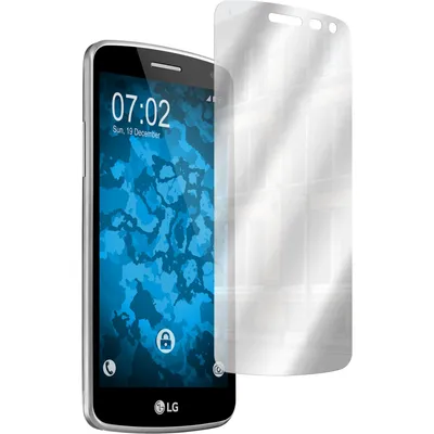 Produktbild von 4er-Pack PhoneNatic Displayschutzfolien verspiegelt  kompatibel mit LG K5