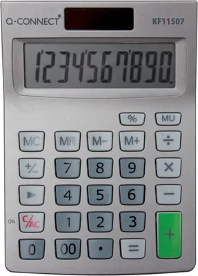 Obrázek produktu pro Stolní kalkulačka Q-Connect® KF11507 - solární, 10 číslic