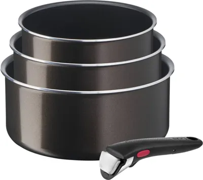 Produktbild von Tefal Ingenio L15091, Frittierset, Braun, Aluminium, Titan, Schwarz, Thermo-Punkt