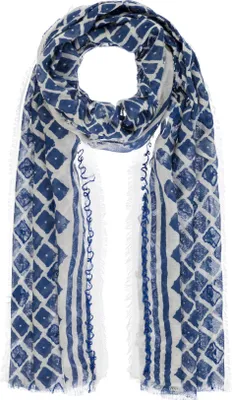 Produktbild von Passigatti Schal Herren mit Stickereien, Gr. ONESIZE