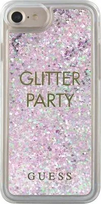Immagine prodotto di Guess Guhcp7Gluqpu Iphone 6/7/8/Se 2020 / Se 2022 Fioletowy/Purple Custodia rigida Liquid Glitter Party