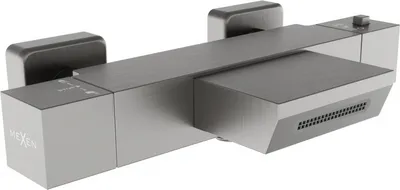 Produktbild von Mexen Cube thermostatische Wannenbatterie, Graphit - 77360-66