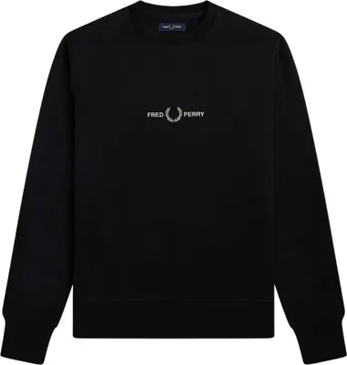 Zdjęcie produktu dla Fred Perry Embroidered Sweatshirt Czarny
